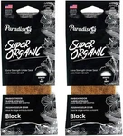 2 X Super Organic Black Scent Car Air Freshener Block Stone Under Seat Fragrance. Fixed Price $12.99.