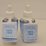 Bath & Body Works Fresh Linen Wallflowers Fragrance Refill 2 Bulbs. Fixed Price $19.99.