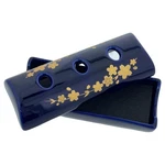 Nippon Kodo Incense Burner, Small, Lapis Lazuli With Cherry Blossoms, 1 Piece. Fixed Price $52.90.
