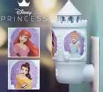 Scentsy Disney Wall Diffuser With Princess Ariel, Belle, And, Cinderella. Fixed Price $24.00.