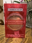 Sale Slatkin & Co Scentportable Caribbean Escape Fragrance Refill 2 Disk. Fixed Price $15.85.