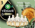 Air Wick Plug In Scented Oil Refill, 5CT, White Sage & Mahogany, Freshener. Fixed Price $26.30.
