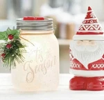 Scentsy Deck The Halls Holiday Wax Warmer Frosted Glass Mason Jar Christmas. Fixed Price $39.99.