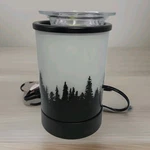 Scentsy Polar Panorama Wax Warmer Rotating Northern Lights Aurora Forest Works. Fixed Price $62.99.