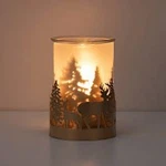 Scentsy Nature's Wonders Warmer Deer Forest Silhouette Electric Wax. Fixed Price $34.99.