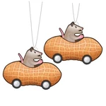 Archie Mcphee Possum Peanut Air Freshener By Accoutrements Car Hanging. Fixed Price $22.17.