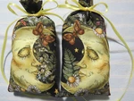 Moon And Flowers 5"X2" Sachet-'solstice Soiree' Fragrance-cindy's LOFT-449-7. Fixed Price $12.00.