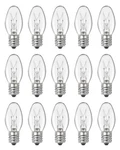 Ouukoo 20 Watt Himalayan Salt Lamp Bulbs, Rock Night Light Clear Glass. Fixed Price $13.19.