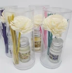 Small Aroma Oil Reed Diffuser Set Relaxing Home Fragrance Air Fresh Rattan Stick. Fixed Price $18.57.