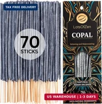 Lots Of Zen Copal Incense Sticks (70 Pack) - Long Burning White Resin Smud. Fixed Price $28.26.