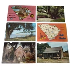 Vtg 1960S South Carolina Postcards Chrome Map Bridge Church Cabin Lot Of. Fixed Price $23.95.