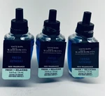 3 Bath & Body Works Fresh Getaway Wallflowers Fragrance Refill Relaxing. Fixed Price $22.99.