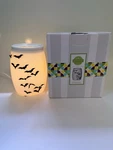 Scentsy Let Get Batty Full Size Wax Warmer Retired Halloween Gothic Decor. Fixed Price $59.00.