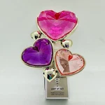 New! Bath & Body Works Wallflowers Light Up Pink Bejeweled Hearts Scent Control. Fixed Price $27.85.