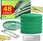 Scentorini Citronella Coils, 48 Pcs Incense With Holder, Suitabl. Fixed Price $14.70.