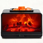 Tabletop Fireplace Wax Warmer, Tart Christmas Melt With Ti.... Fixed Price $35.47.