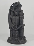 Dragon & Castle Incense Burner Smoking Tower Elegant Expressions By Hosley.... Fixed Price $29.99.
