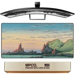 Mpco. Original Large Gaming Desk Mat 36" X 17" Duraglyde Ukiyo-e Ryugash. Fixed Price $67.81.