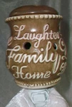 Rimports Family Home Laughter Love Ceramic Electric Plug-in Wax Warmer RIM-999XC. Fixed Price $16.75.
