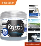 4.31 Oz New Car Scent Gel Air Freshener - Effortless Freshness Every Drive. Fixed Price $9.67.