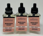 3 Bath & Body Works Waikiki Beach Coconut Wallflower Fragrance Refill Bulb Plug. Fixed Price $19.99.