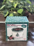 Rival Potpourri Crock Christmas Holiday Edition Box Vintage 3206 Made Usa. Fixed Price $44.99.
