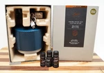 Saje Aroma Nook Usb Powered Diffuser Kit In Denim Blue With 3 Essential Oils. Fixed Price $49.95.