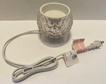 Partylite Scentglow Wax Warmer Melt Bubble Valentines Color Changing P91845. Fixed Price $25.49.