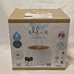 Homedics Ellia Gather Ultrasonic Aroma Diffuser White Ceramic Wood Soundspa Nib. Fixed Price $109.00.
