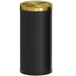 Leasylife 30L 8 Gallon Commercial Trash Can Flip Lid Black Gold. Fixed Price $209.99.