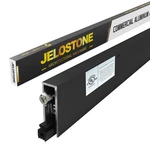 Commercial Automatic Door Bottom, Matte Black Anodized, 5/8 W X 36'. Fixed Price $105.15.
