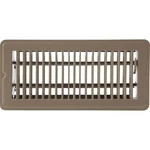 Home Impressions In. X Brown Steel Floor Register 1FL0410BR-NH. Fixed Price $9.24.
