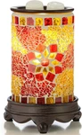 Wall Plug-in Wax Warmer For Scented Mosaic Glass Ruby And Gold Electric Home. Fixed Price $285.89.