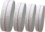 Rolls Oil Lamp Wick 1/2, 3/4, 7/8 Inch Flat Cotton 6.5 Ft/roll Red Stitch. Fixed Price $11.84.