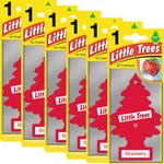 Little Trees Strawberry Car And Home Hanging Air Fresheners, 6 Count. Fixed Price $9.79.