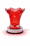 Electric Touch Lamp Oil / Wax Melt Burner Red Glass Night Light Warmer. Fixed Price $18.99.