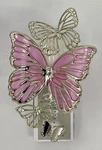 Bath & Body Works Pink Butterflies Night Light Wallflower Fragrance Plug Holder. Fixed Price $17.99.