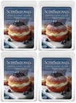 4 Scentsationals Lemon Blueberry Delight Highly Scented Wax Melts Cubes 2.5 Oz. Fixed Price $23.88.