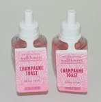 2 Bath & Body Works Champagne Toast Wallflower Fragrance Refill Bulb Plug In. Fixed Price $11.99.