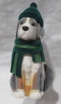 Bath & Body Works Wallflower Plug Holiday Winter Dog Green Scarf Gray Pup. Fixed Price $51.25.