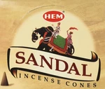 (sandalwood) - Case Of 12 Boxes, 10 Cones Each Hem Incense. Fixed Price $12.89.