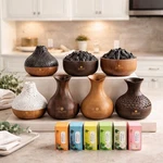 Aromatherapy Humidifier Diffuser With 10ML Essential Oil, Modern Home Spa Decor. Fixed Price $15.99.