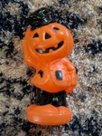 1969 Empire Scarecrow Jack Lantern Pumpkin Halloween Blow Mold 14. Fixed Price $35.00.