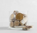 New Vintage Pottery Barn Birch Natural Wood Vase Bowl Filler Rustic Cabin Decor. Fixed Price $19.99.