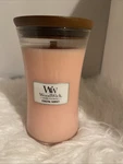 New Woodwick Coastal Sunset Large Hourglass Crackling Jar Candle 21.5 Oz. Fixed Price $35.00.