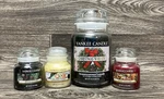 Yankee Candle Christmas Wreath Large Jar, Balsam Cedar, Cookie, Ho. Fixed Price $45.99.