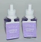 2 Bath & Body Works Lavender Vanilla Wallflower Fragrance Refill Bulb Plug In. Fixed Price $13.99.