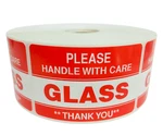 Please Glass Stickers Fragile Thank You Peel & 2"X3" 500 Labels. Fixed Price $12.99.