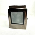 Scentsy Gallery Customizable Cube Gunmetal Ceramic Wax Warmer 23214. Fixed Price $17.00.