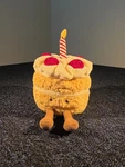 Authentic Jellycat Amuseables Birthday Cake Candle Strawberries 8" Stuffed Plush. Fixed Price $29.95.